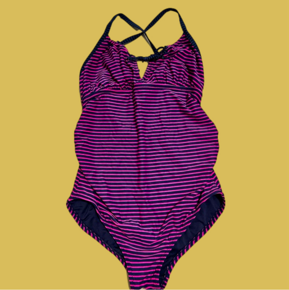GAP Other - Gap Maternity Striped One-piece bathing suit